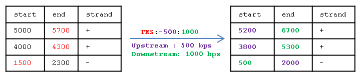 Example TES window